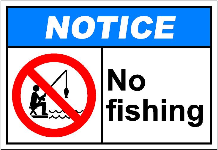 notiH124 - no fishing